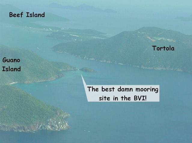 Guano Island mooring site from plane.jpg (48719 bytes)